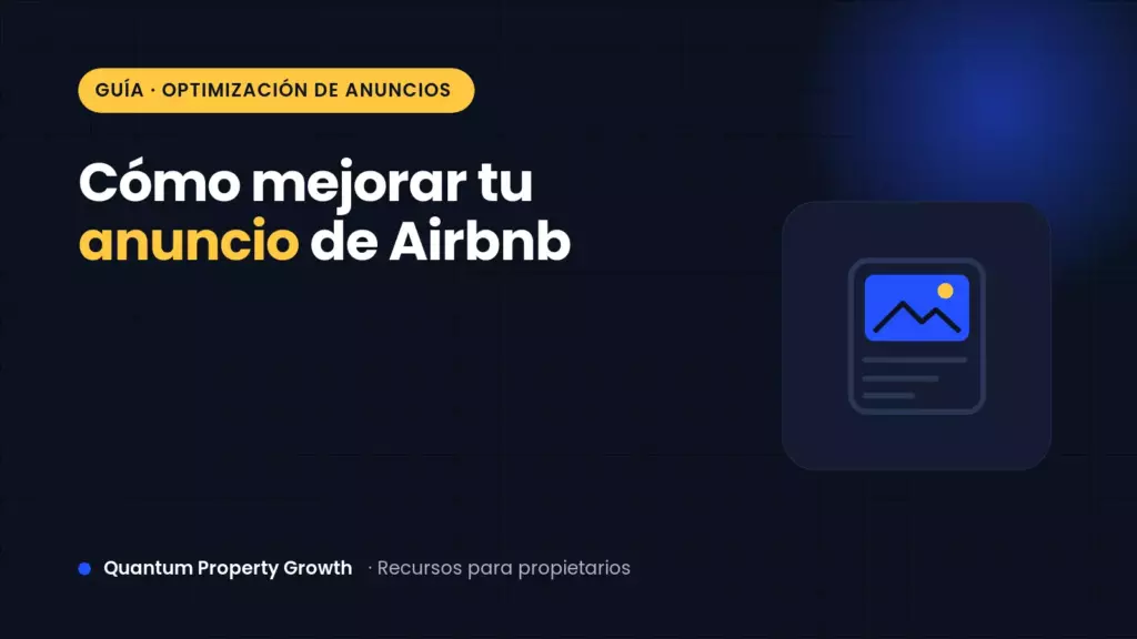 Portada: cómo mejorar tu anuncio de Airbnb