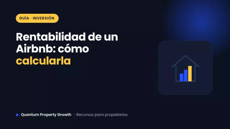 Portada: rentabilidad de un Airbnb, cómo calcularla